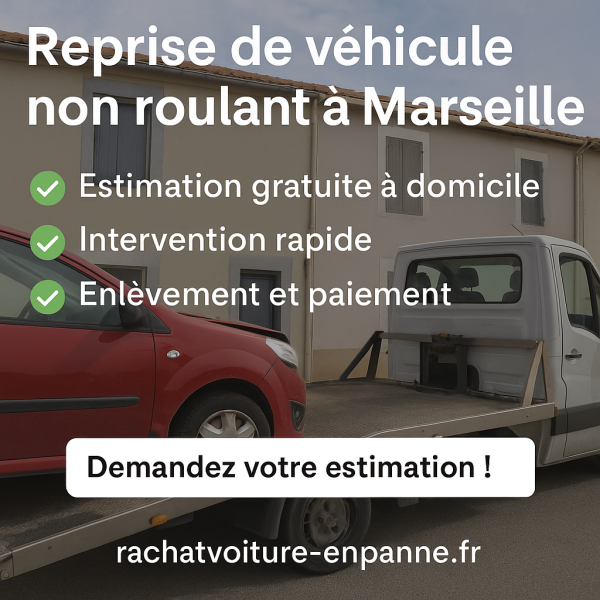 vendre voiture en panne à Marseille